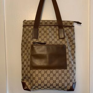 Gucci Shopper Tote Brown GG Monogram
